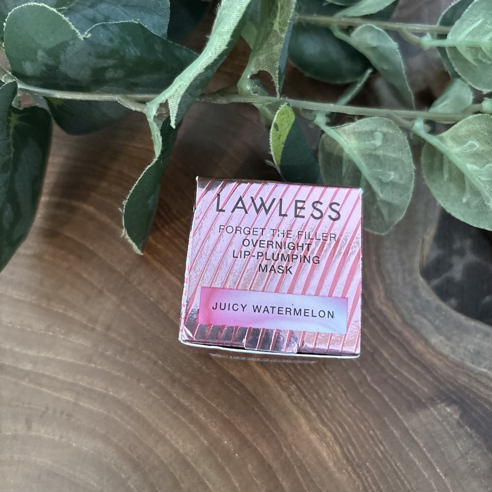 Lawless Forget The Filler Overnight Lip-Plumping Mask Juicy Watermelon .28 oz